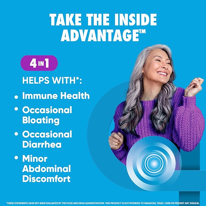 Digestive Advantage Probiotics For Digestive Health, Daily Probiotics For Women & Men, Supports Gut Health, Occasional Bloating & Diarrhea, Minor Abdominal Discomfort, & Immune Support, 60ct Capsules