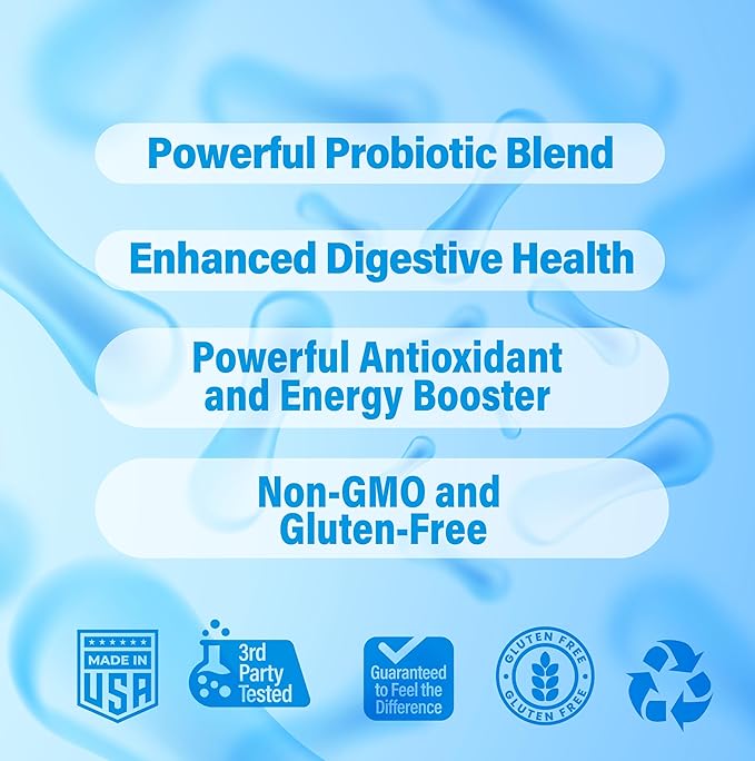 55B Probiotics Premium - 55 Billion CFU, 12 Strains, 185mg Prebiotic - Immune Support, Digestive & Gut Health - Supports Occasional Constipation, Gas & Bloating - 60 Vegan Capsules, 60 Day Supply