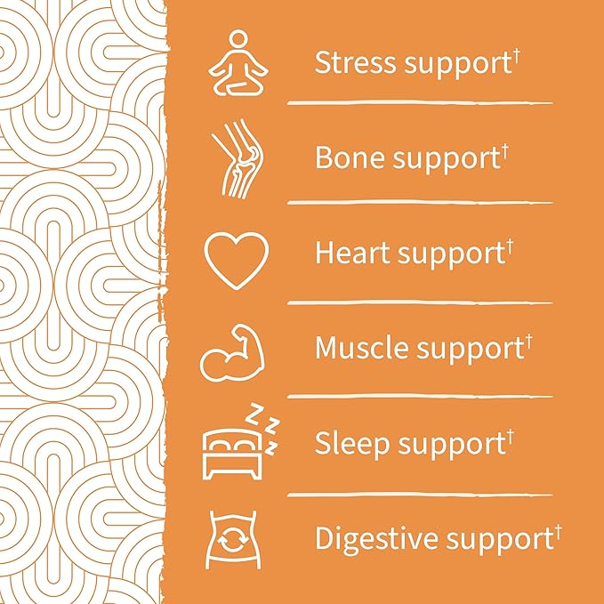 Garden of Life, Dr Formulated 400mg Magnesium Citrate Supplement with Prebiotics & Probiotics for Stress, Sleep & Recovery – Vegan, Gluten Free, Kosher, Non-GMO, No Added Sugars – 60 Peach Gummies