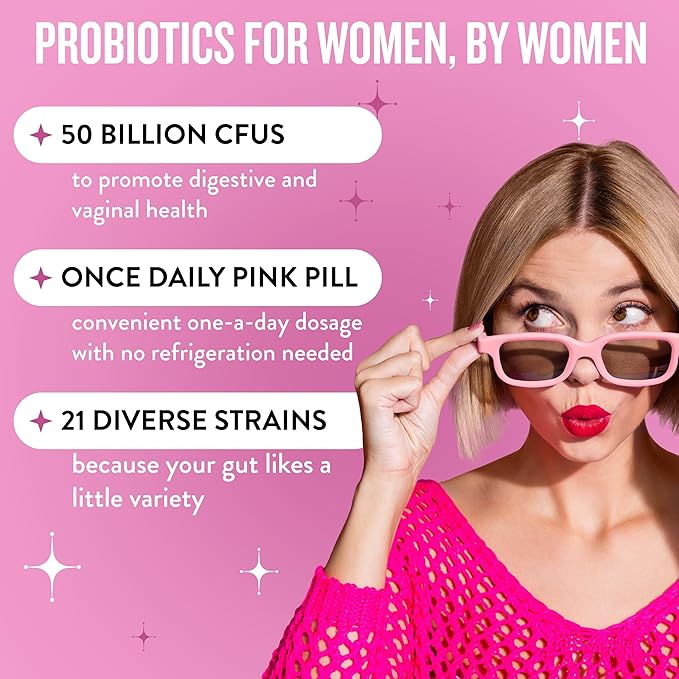 Legendairy Milk Hot Girl Ish™ - Daily Probiotics for Women with 50 Billion CFU - Women's Probiotic Supplement with 20 Probiotic Strains, Prebiotics & Postbiotic for Digestive, Gut & Immune Health