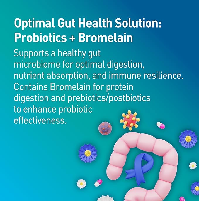 55B Probiotics Premium - 55 Billion CFU, 12 Strains, 185mg Prebiotic - Immune Support, Digestive & Gut Health - Supports Occasional Constipation, Gas & Bloating - 60 Vegan Capsules, 60 Day Supply