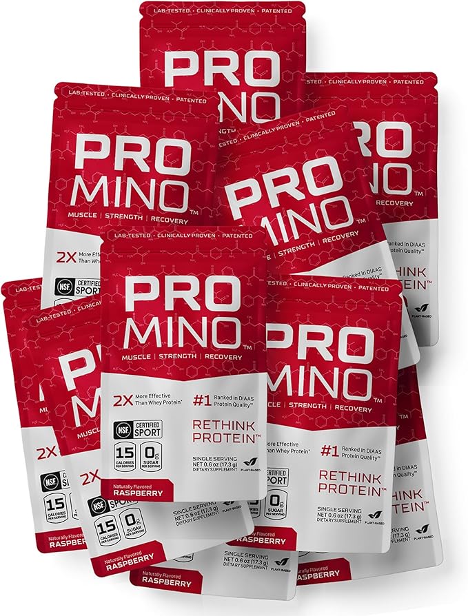 1 Scoop = 75g Whey Protein, Extra-Strength Leucine (EAA + BCAA), Muscle Recovery, NSF Certified, 100% Absorbability, GLP-1 & Bariatric Support, Purest Protein w/o Calories - Rasp, 10 Servings