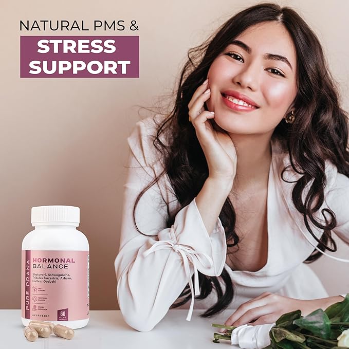 Ayurvedic Supplement Hormone Balance for Women – Shatavari, Ashwagandha Goli, PMS & Menstrual Support, Pressure Resilience, Cortisol Manager, 60 Capsules