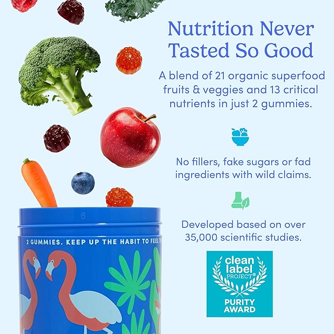 FIRST DAY Multivitamin for Women - Daily Womens Multivitamin Gummies - Vitamin A C D E B12, Magnesium, Zinc, Biotin – Vegan, Gluten Free Womens Vitamins - Hair Growth, Skin, Energy – 30 Day Supply