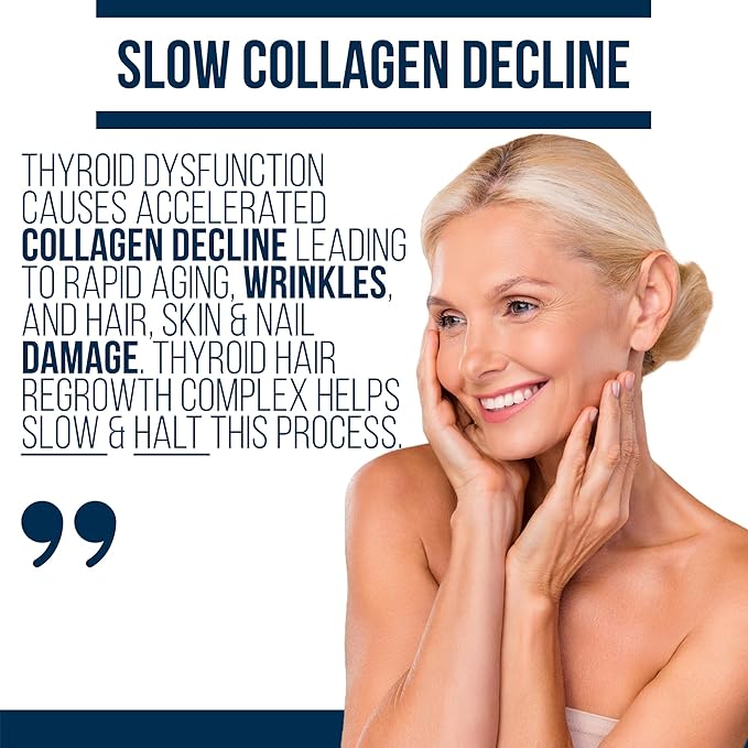 Dr. Westin Childs - Thyroid Hair Regrowth Complex - Skin & Nails Vitamins for Women, Silicon & Biotin for Hair Loss, Beauty & Collagen in Hypothyroidism, Hashimoto's & Hyperthyroidism - 60 Ct