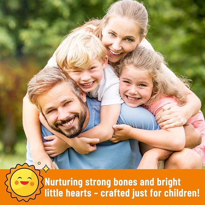 Vitamin D3 K2 Drops for Kids, Liposomal Liquid K2 D3 Vitamin Supplement with Calcium Magnesium Zinc, Vitamin B12, C, E for Kids & Adults Strong Bones Teeth & Heart, Pineapple Flavor 2 Fl Oz