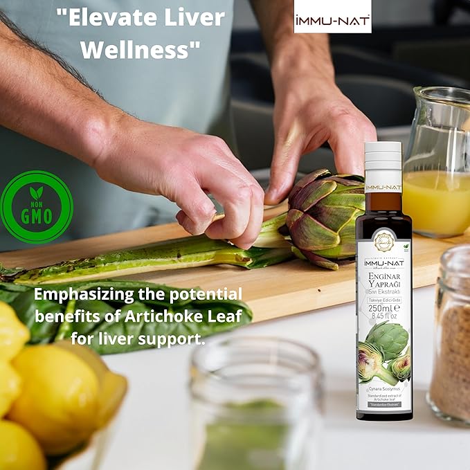 Artichoke Leaf Premium Liquid Supplement - 8.5oz - Natural Liver Support & Digestive Aid Formula