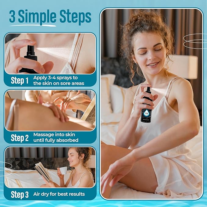 Aromasong Extra Strength Magnesium Oil Spray - 8 Oz. 2 Pack (23mg in Each Spritz) Natural and Pure Magnesium Spray - Made in The USA - for Leg Discomfort and Promotes a Calm Sleep