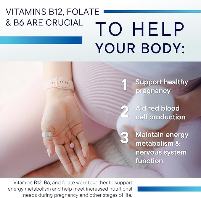 Biotics Research B12-2000™ Vitamin B12 2000 mcg, B6, Folate–B12 Sublingual Lozenges, Methylation Support Supplement, High Potency, Highly Absorbable, Natural, Berry Flavor, Dissolves Easily–60 Count