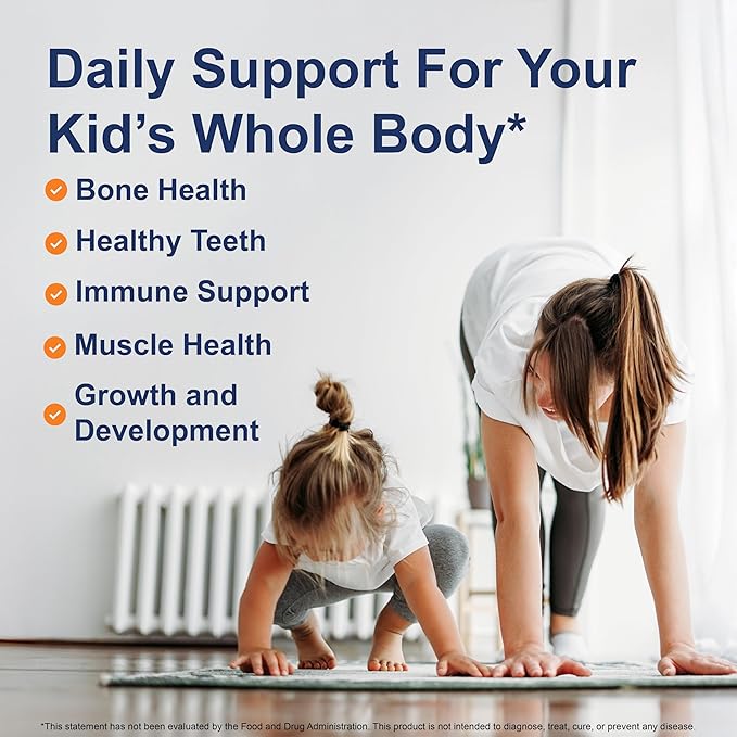 Carlson - Kid's Super Daily D3+K2, 25 mcg (1,000 IU) D3 & 22.5 mcg K2, Vitamin D Drops with Vitamin K2, Liquid Vitamins, 1000 IU Vitamin D3, Heart & Bone Health, 1-Year Supply, Unflavored, 360 Drops