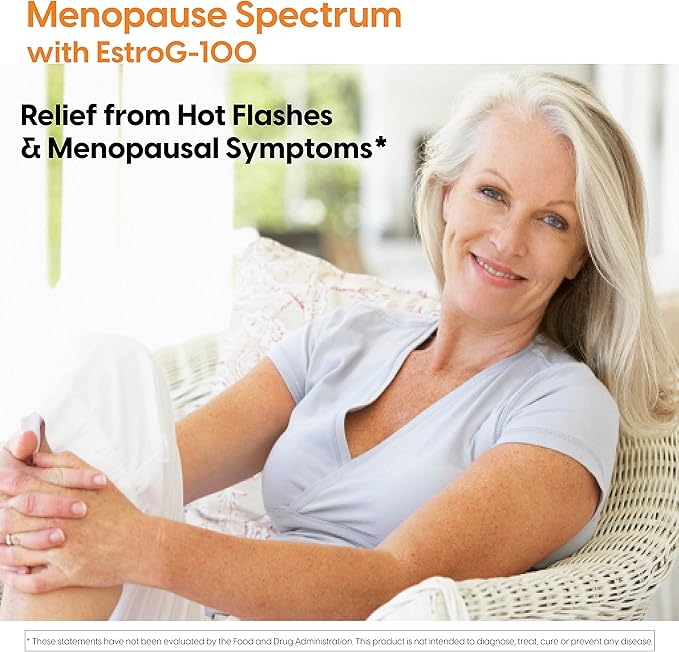 Doctor's Best Menopause Spectrum with EstroG-100, Non-GMO, Vegan, Gluten Free, Soy Free, Veggie Caps, 30 Count
