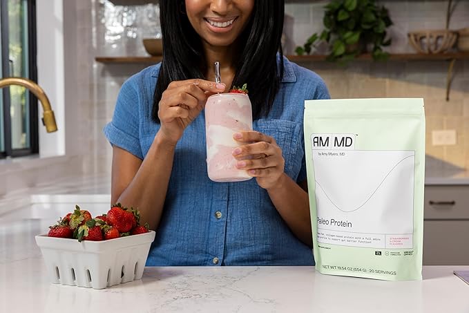 The Myers Way Paleo Protein Strawberries & Cream - 19.54 OZ - 20 Servings