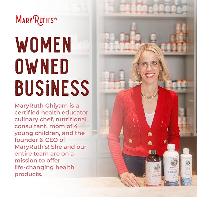 MaryRuth's Liquid Nighttime Multimineral | Sugar Free | Calm Magnesium Citrate | NO Melatonin | Calcium Magnesium Zinc | Muscle Relaxation | Available in 4 Flavors | Vegan | Gluten Free | 32 Servings