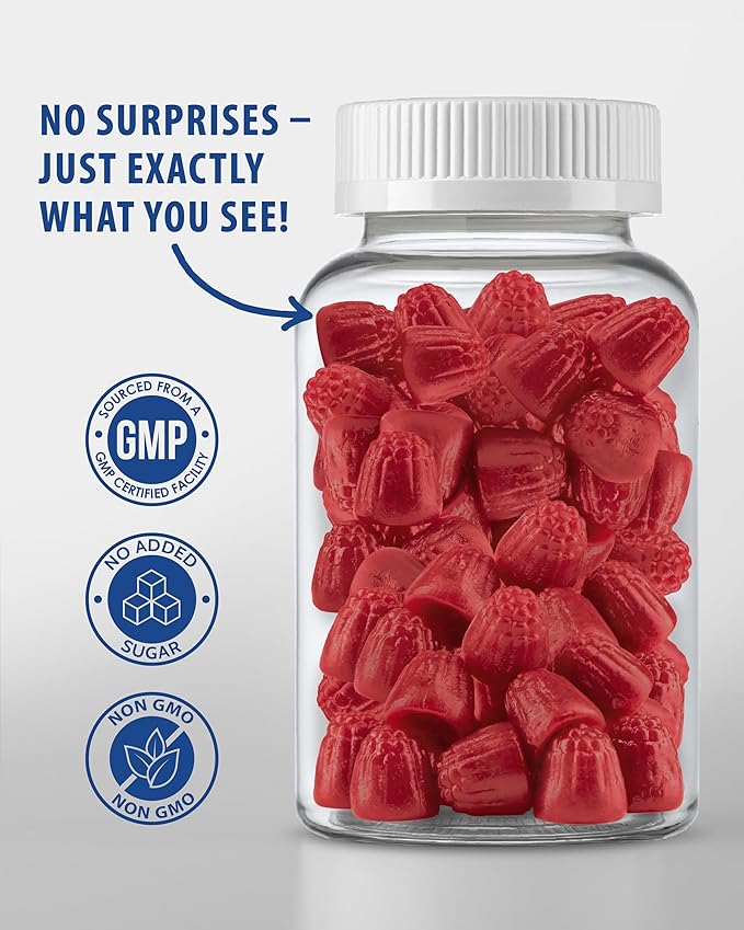 Magnesium Gummies for Kids & Adults - 500mg - Calm Magnesium Chews - Magnesium Citrate Chewable Supplement for Mood & Muscle Support
