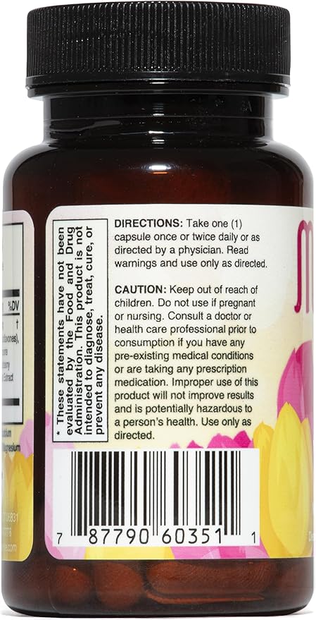 Natural Menopause Support Supplement - Non-GMO, Vegan, Gluten-Free