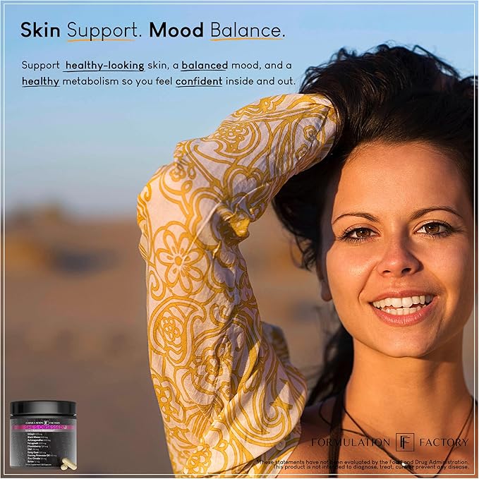 She's Obsessed: 10-in-1 Hormone Balance Maximizer with Shilajit, Maca, Ashwagandha, DIM, Dong Quai, Zinc & More for Vitality & Balance – 120 Capsules 2 Months