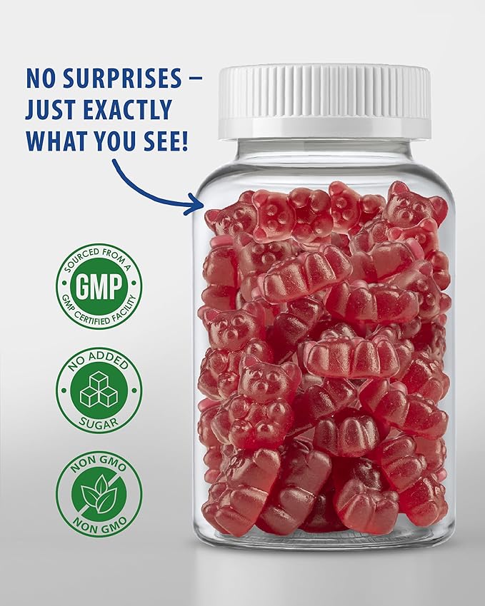 Magnesium Gummies for Kids & Adults - 100mg - Calm Magnesium Chews - Magnesium Citrate Chewable Supplement for Mood & Muscle Support