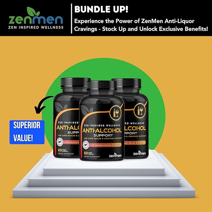Cravings Management for Better Morning - Third Party Tested - with Kudzu,Milk Thistle,Jurubeba,Chanca Piedra,5HTP - 60 Vegan Capsules, Made in The USA