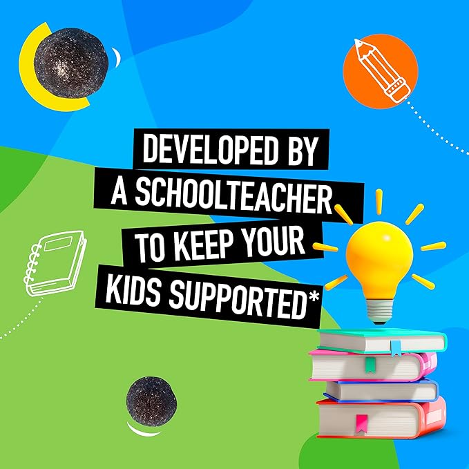 Airborne KIDS Elderberry + Zinc & Vitamin C Gummies, Kids Immune Support with Powerful Antioxidants Vit D & E - 50 gummies, Elderberry Flavor