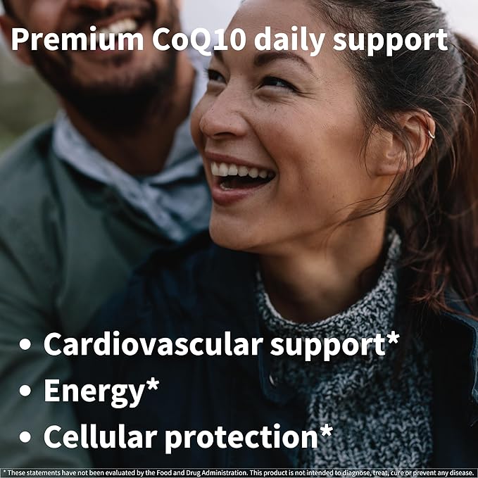 Igennus Advanced CoQ10 100mg, 5X Bioavailability CoQsol-CF Boosted with D-Limonene, 120 1-a-Day Servings, Heart & Energy, Ubiquinone Coenzyme Q10 & Vitamin E Antioxidant