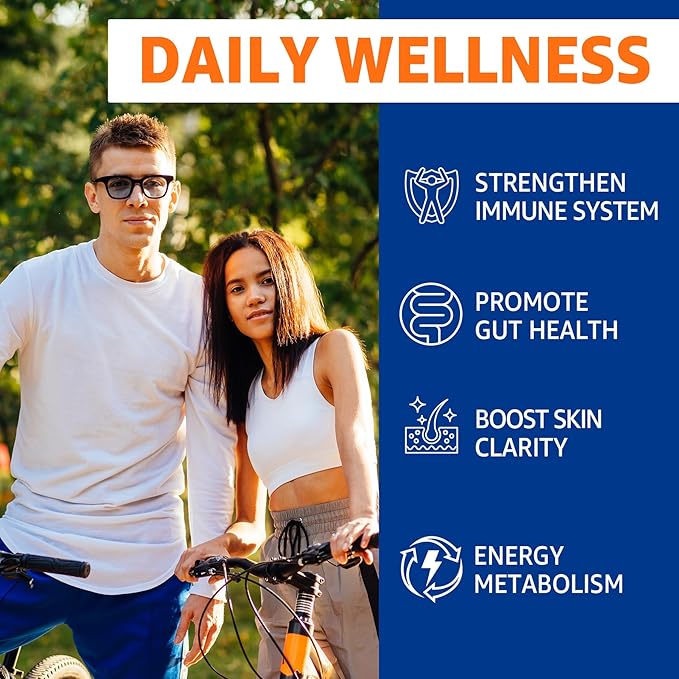 Zinc Gummies with Copper + Probiotics, Vitamin B6 for Max Absorption, Zinc Supplements for Men and Women, Two Essential Minerals Balance Formula for Immunity and Gut Health, Vegan, Non-GMO, 60 Cts