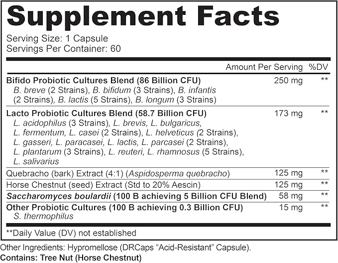 LIVELY VITAMIN CO. Great Guts Probiotic - 150 Billion CFU Probiotic - Balance Gut Microbiome, GI Tract, Inflammation, Indigestion, Reflux, Upset Stomach, & Diarrhea - 60 Caps