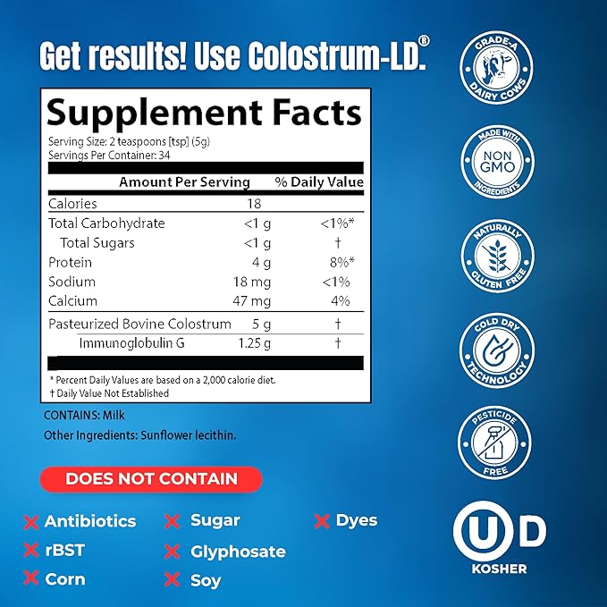 Sovereign Laboratories Colostrum-LD® Powder :: 6oz/170g,