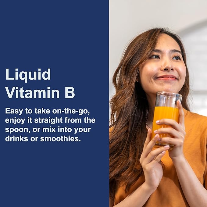 Carlson - B-6 Liquid, Vitamin B-6, Energy Production, Heart Health, Berry Lemonade Flavor, 120 mL (4 Fl Oz)