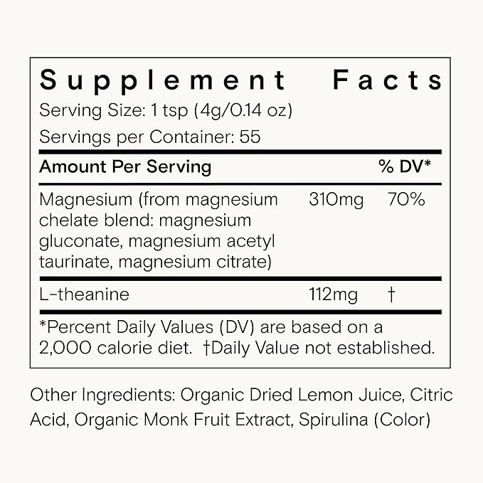 Magnesi-om Blue Lemon Jar - Big Mag 16oz