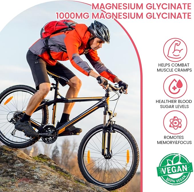 Magnesium Gummies 1000mg -Magnesium Glycinate Supplement and Magnesium L-Threonate Gummy,Sugar Free Magnesium Potassium Supplement for Calm Mood, Muscle, Bone & Sleep Support 90 Raspberry Gummies