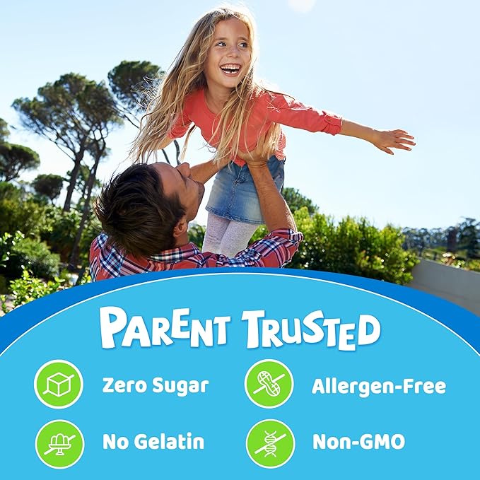 Sugar Free Kids Calcium Gummies with Prebiotics (FOS) 500mg, High Absorption Vegan Algae Calcium for Bone Growth, Kids Vitamin Gummies for Healthy Development with D3 K2, Grape Flavor, Non-GMO, 60 Cts