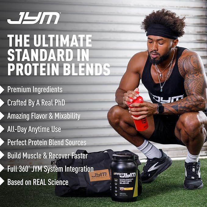Pro JYM Cookies & Cream Protein Powder - Whey Protein Isolates, Casein, & Milk Protein, Lean Muscle Building for Men & Women, JYM Supplement Science, 45 Servings