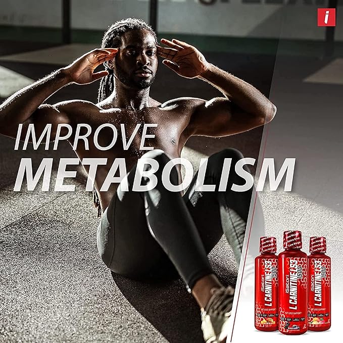 iSatori L-Carnitine LS3 3000, Liquid L-Carnitine with Acetyl L-Carnitine, L-Carnitine L-Tartrate, Stimulant Free Pre Workout, No Calories, Sugar, Gluten, Keto-Friendly, Bombsicle Flavor (32 Servings)