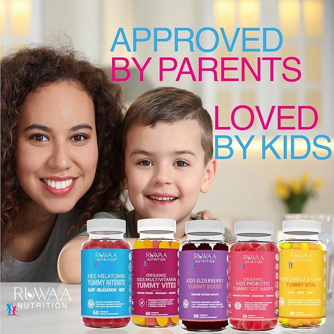 Omega 3, DHA, Plant-Based 3 6 9 + Vitamin C: Immune Support, Heart, Brain, Eye & Joint Supplement, Vegetarian, Gluten Free, Non-GMO, 90 Gummies (1)