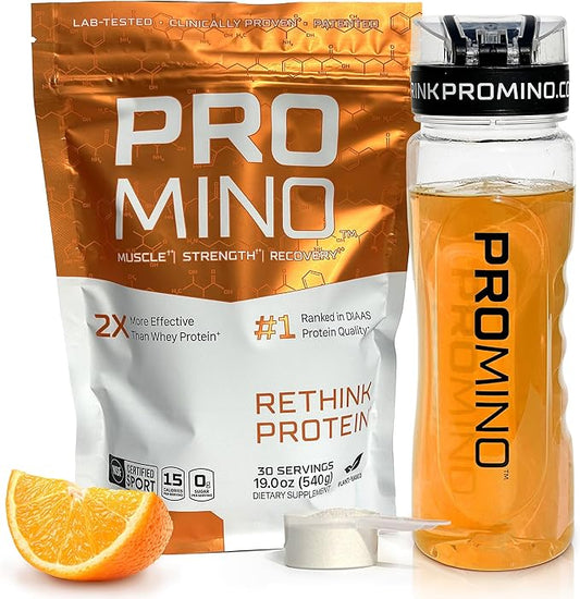 1 Scoop = 75g Whey Protein*, Extra-Strength Leucine (EAA + BCAA), Muscle Recovery, NSF Certified, 100% Absorbability, GLP-1 & Bariatric Support, Pure Protein w/o Calories - Orange 30 Servings