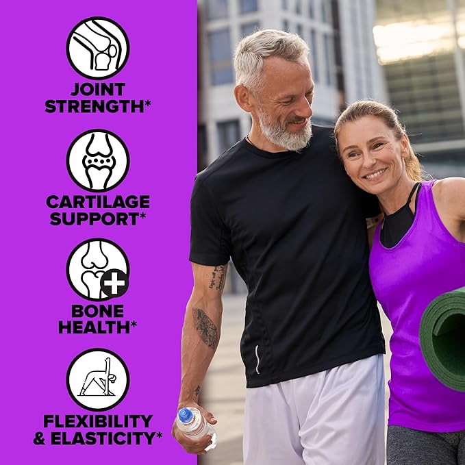 Labrada Nutrition Elastijoint, Grape - Glucosamine Joint Support Supplement Powder for Men & Women, Joint Relief & Bone Health Supplement with MSM, Glucosamine Chondroitin MSM - Gluten-Free