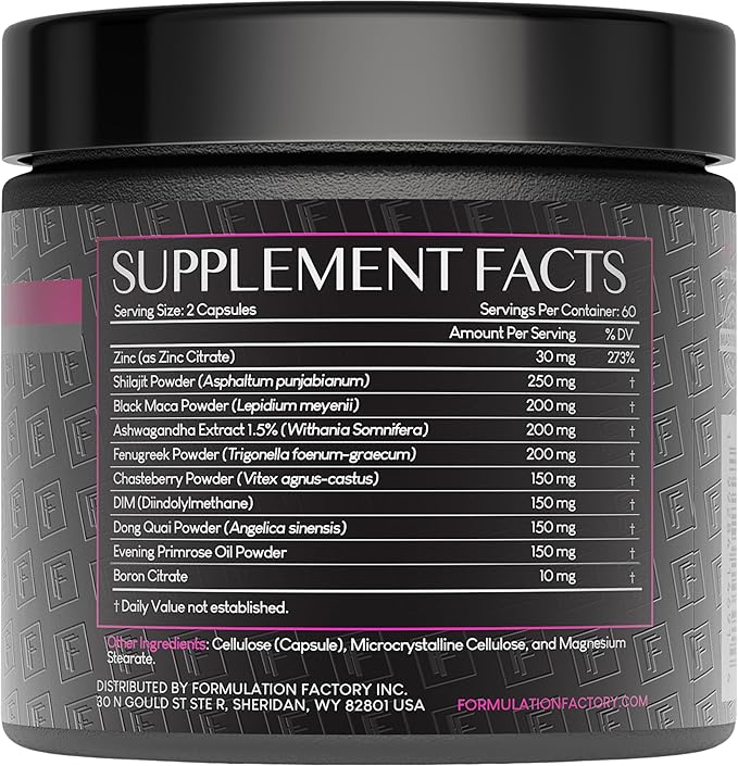 She's Obsessed: 10-in-1 Hormone Balance Maximizer with Shilajit, Maca, Ashwagandha, DIM, Dong Quai, Zinc & More for Vitality & Balance (240 Count (Pack of 2)