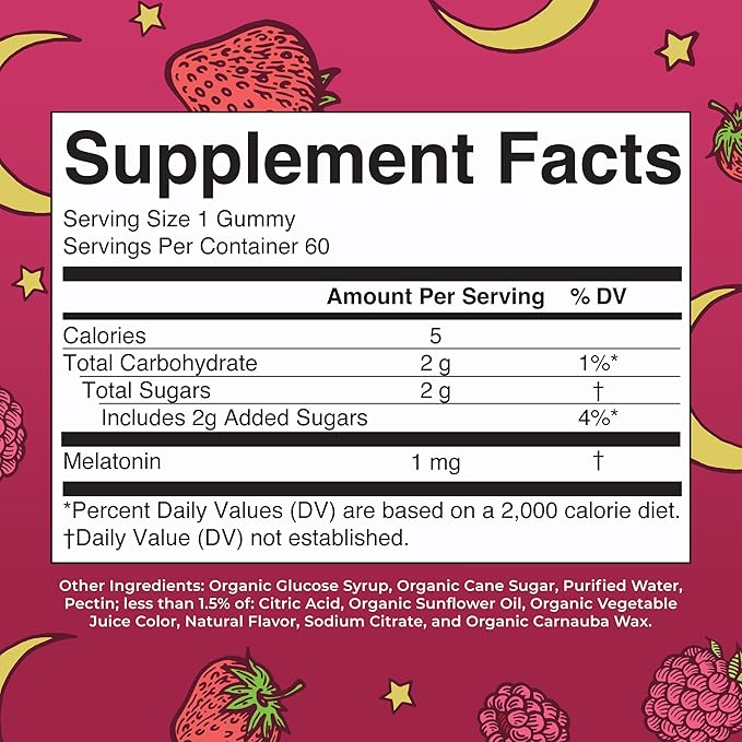 MaryRuth's Melatonin Gummies for Kids | 2 Month Supply | Sleep Gummies for Kids Ages 4+ | Kids Melatonin Gummy | Melatonin 1 mg | Relaxation & Sleep Support | Vegan | Gluten Free | 60 Count