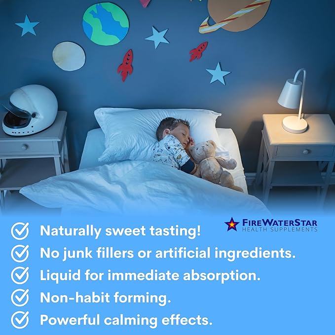 FWS Sleepy - Liquid Melatonin with Magnesium, L-Theanine - Natural Sleep Aid - Fast Acting Liquid Drops - Helps You Get to Sleep and Stay Asleep for a Good Night's Rest - Adults, Teens, Kids