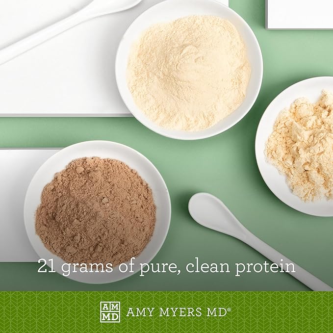 Amy Myers MD Pure Paleo Protein Powder - Clean Grass Fed Pasture Raised Protein - Hormone Free, Non-GMO, Gluten & Dairy Free - Perfect for Keto and Paleo- 29.31 Oz - Pumpkin Spice