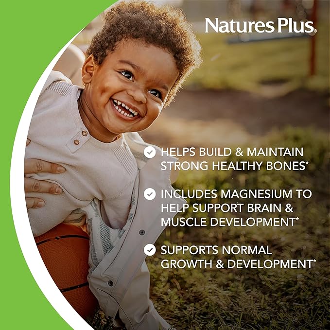 NaturesPlus Animal Parade Calcium, Vanilla Sundae Flavor - 90 Animal-Shaped Chewable Tablets - Pack of 2 - Promotes Healthy Bones - Vegan, Gluten Free - 180 Total Servings