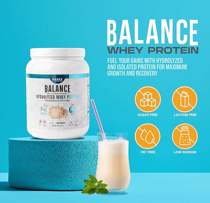 Hydrolyzed Whey Protein byMarceFitness unflavored 1 Pound