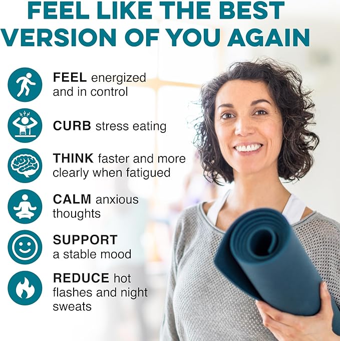 Nugenix for Women Balance - Hormone Balance for Women, Boost Energy, Improve Focus & Mental Clarity, Restore Hormonal Balance, Menopause, 60 Count