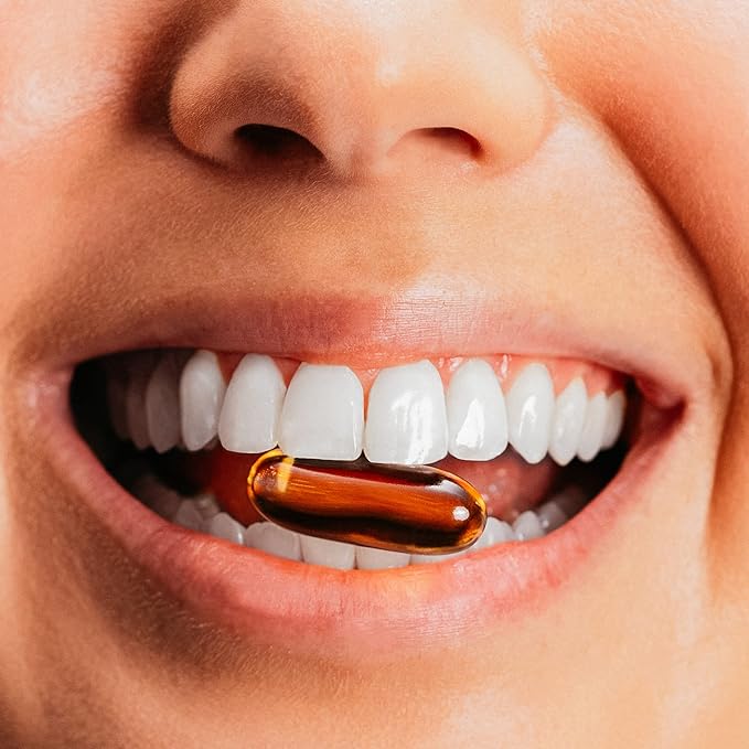 True Grace Omega-3 Fish Oil - 60 Softgels - 1400 mg EPA + DHA - Brain, Heart, Joint & Immune Health - Organic, Gluten Free, Soy Free