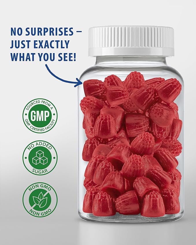 Sugar-Free Magnesium Gummies for Kids & Teens - 500mg Calm Magnesium Citrate Gummies - Chewable Magnesium Gummy Supplement for Sleep, Mood & Muscle Suppor