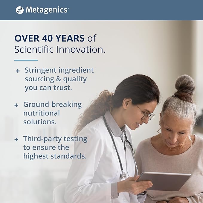 Metagenics CoQ10 ST-200, Highly Absorbable 200 mg Coenzyme Q10 Supplement to Help Support Energy Production and Cardiovascular Function - 60 Count