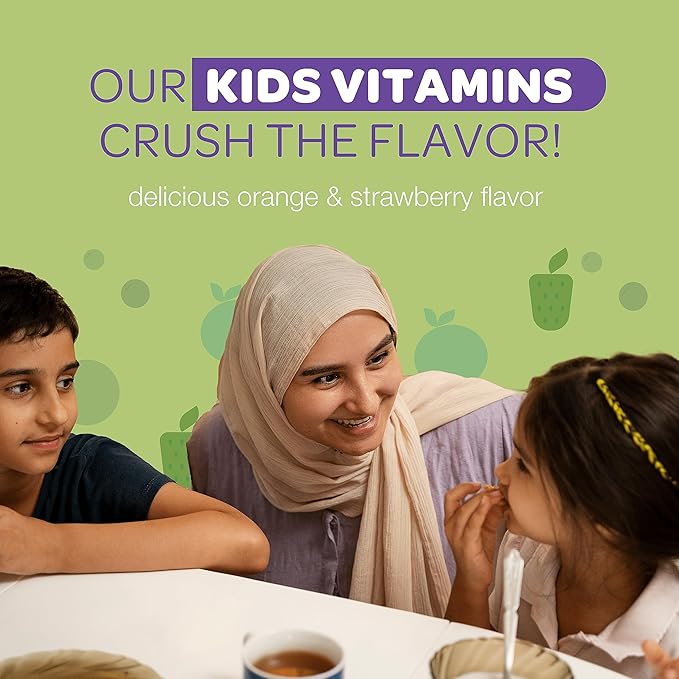 Halal Vitamins, Kids Vitamins, Kids Multivitamin Gummies Noor Vitamins: Vitamin C for Kids, D3, and Zinc for Immunity, B6 B12 for Energy. Non-GMO, Halal Gummies - 90 Count Gummy Vitamins for Kids